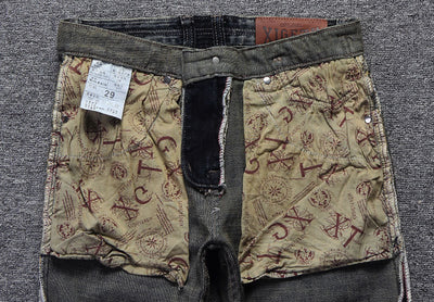 Jeans Slim Fit Desgastados Estilo Europeo y Americano para Hombre - Image 15