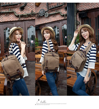 Bolsa de Pecho Cruzada de Lona para Viajes y Aventuras al Aire Libre - Image 11