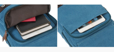 Bolsa de Pecho Cruzada de Lona para Viajes y Aventuras al Aire Libre - Image 16