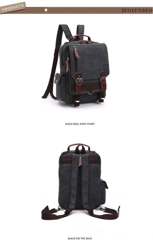 Bolsa de Pecho Cruzada de Lona para Viajes y Aventuras al Aire Libre - Image 20