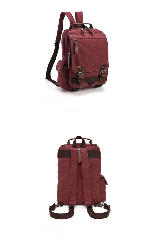 Bolsa de Pecho Cruzada de Lona para Viajes y Aventuras al Aire Libre - Image 23