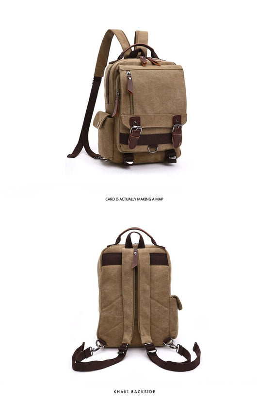 Bolsa de Pecho Cruzada de Lona para Viajes y Aventuras al Aire Libre - Image 26