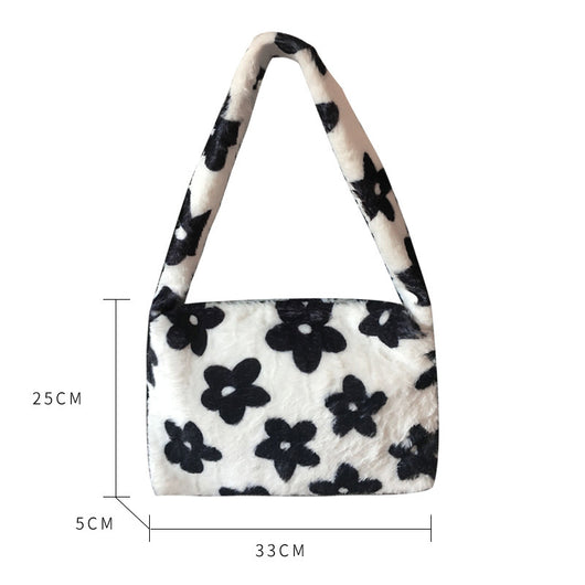Bolsa Peluche Vaca Adorable - Estilo Soft Girl - Image 6