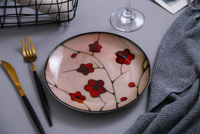 Plato de Cerámica Redondo con Diseño Floral - Image 19