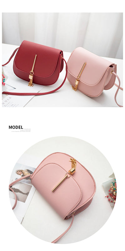 Bolso de Hombro Redondo con Borlas para Mujer - Image 19