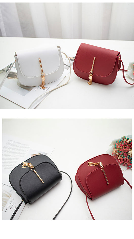 Bolso de Hombro Redondo con Borlas para Mujer - Image 23