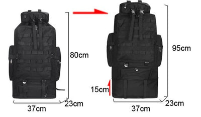 Mochila de Trekking 100L de Gran Capacidad para Aventuras Extremas - Image 6