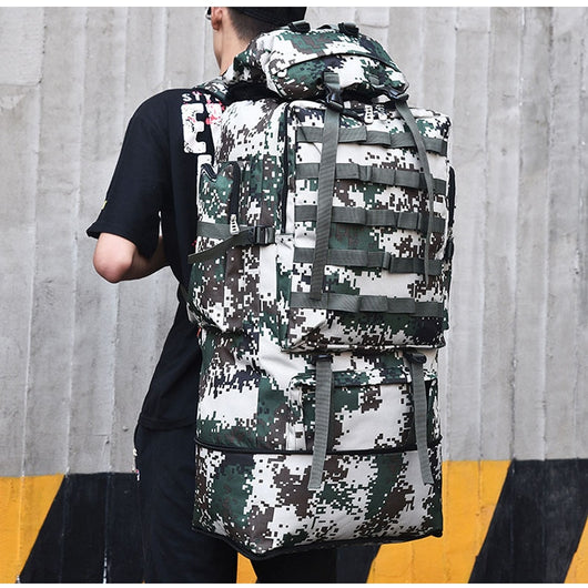 Mochila de Trekking 100L de Gran Capacidad para Aventuras Extremas - Image 7