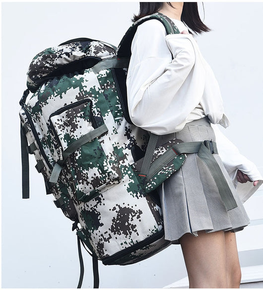 Mochila de Trekking 100L de Gran Capacidad para Aventuras Extremas - Image 8