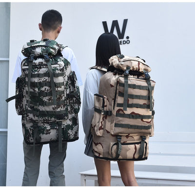 Mochila de Trekking 100L de Gran Capacidad para Aventuras Extremas - Image 9