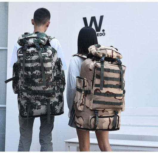 Mochila de Trekking 100L de Gran Capacidad para Aventuras Extremas - Image 9