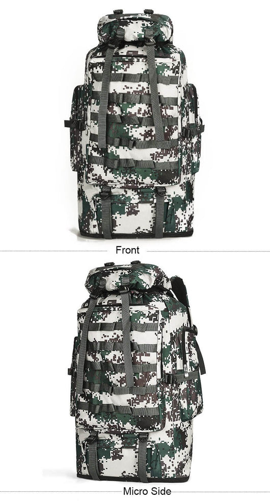 Mochila de Trekking 100L de Gran Capacidad para Aventuras Extremas - Image 10