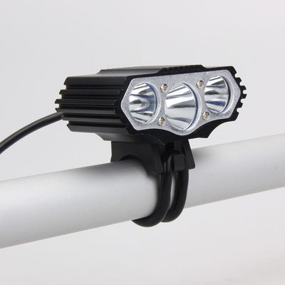 Luz Frontal LED Recargable USB para Bicicleta - Faro T6 Profesional - Image 12