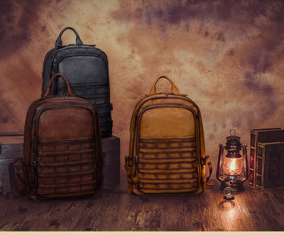 Mochila de Cuero para Hombre - Elegancia y Funcionalidad - Image 4