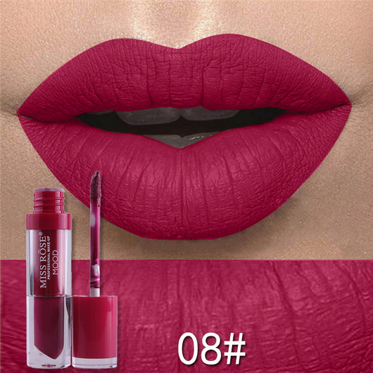 Brillo Labial Mate Larga Duración Anti-Transferencia - Image 18