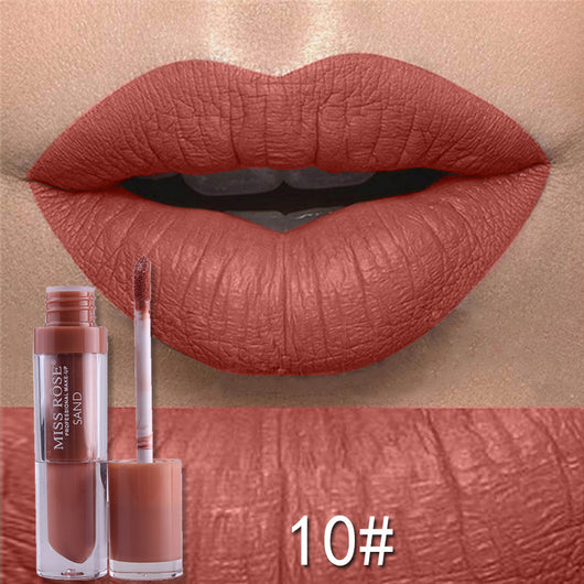 Brillo Labial Mate Larga Duración Anti-Transferencia - Image 20