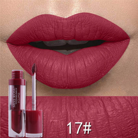 Brillo Labial Mate Larga Duración Anti-Transferencia - Image 23