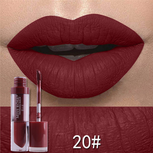 Brillo Labial Mate Larga Duración Anti-Transferencia - Image 26