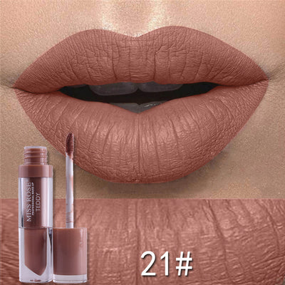 Brillo Labial Mate Larga Duración Anti-Transferencia - Image 27