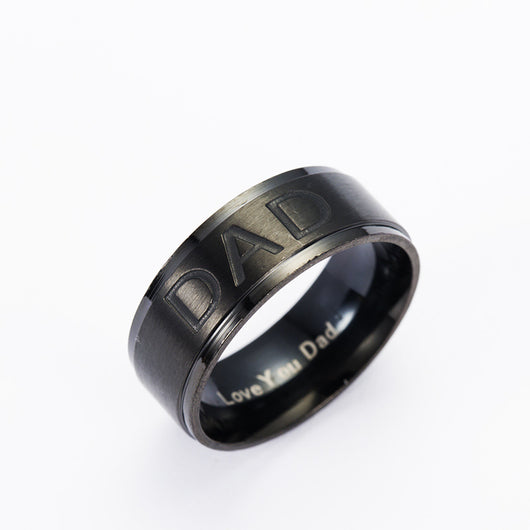 Anillo Sello de Titanio con Inicial Personalizada - Image 18