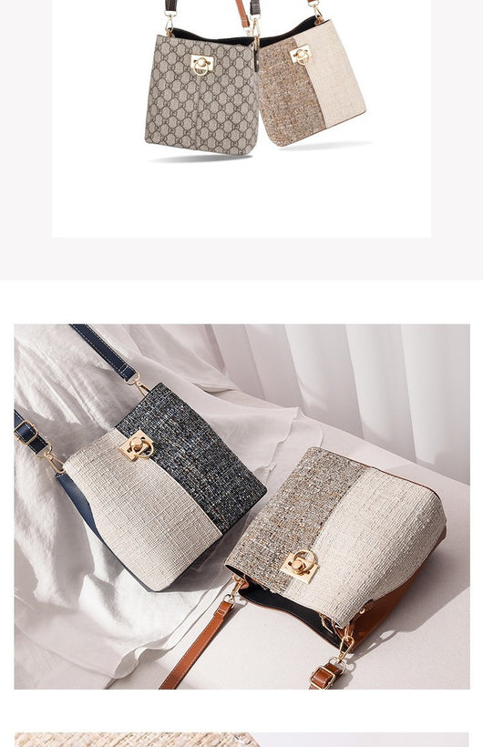 Bolso Bandolera Mujer Patchwork Premium - Cartera Mensajero de Lujo - Image 6