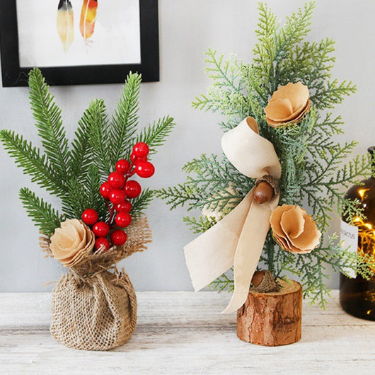 Adornos Navideños de Hierro Forjado - Pequeños Árboles Decorativos - Image 10