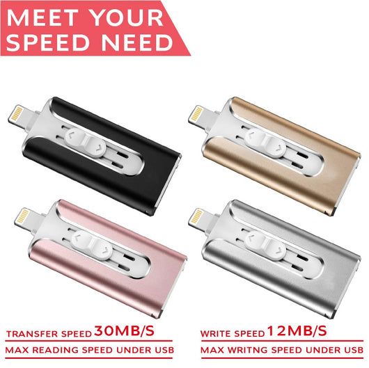 Memoria USB 3 en 1 de Metal para Android, Computadora y Dispositivos - Image 8