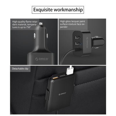 Cargador Rápido para Auto ORICO QC3.0 - Image 15