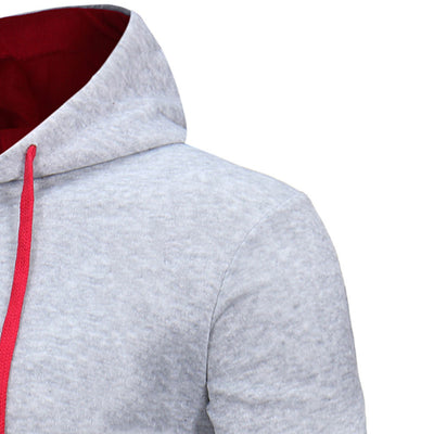Sudadera con Capucha y Cierre Diagonal - Suéter Sólido para Hombre - Image 18