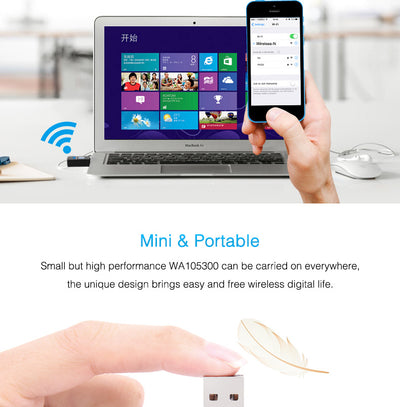 Receptor WiFi Inalámbrico Mini - Tarjeta de Red Portátil - Image 13