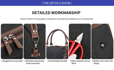 Bolsa de Lona para Viajes y Gimnasio - Equipaje Versátil para Hombre - Image 19