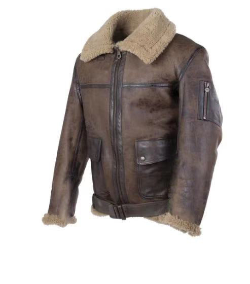 Chaqueta de Piel Sintética con Personalidad para Hombre - Image 15