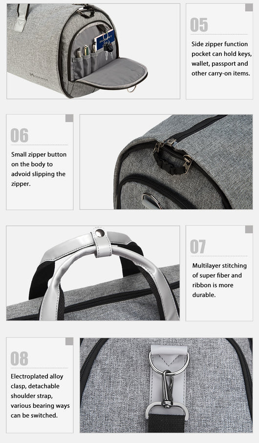 Bolsa de Viaje Ejecutiva con Perchero y Correa de Hombro - Image 11