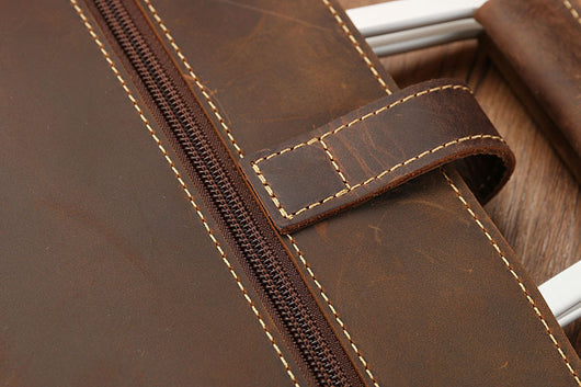Bolso Bandolera Masculino de Cuero - Image 7