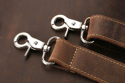 Bolso Bandolera Masculino de Cuero - Image 10