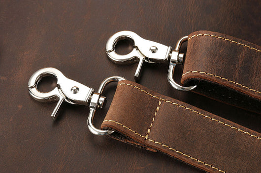 Bolso Bandolera Masculino de Cuero - Image 10