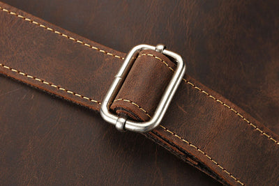 Bolso Bandolera Masculino de Cuero - Image 11