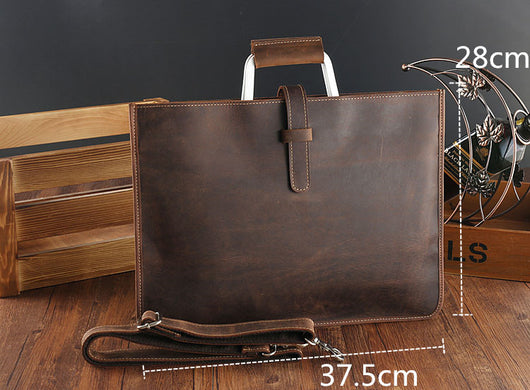 Bolso Bandolera Masculino de Cuero - Image 14