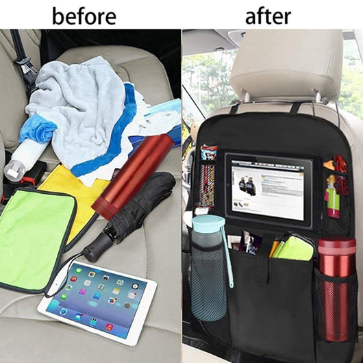 Organizador de Asiento para Auto Compatible con Apple - Bolsa Multifuncional 600D - Image 8