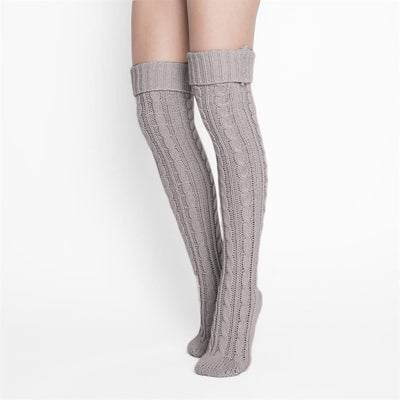 Calcetines Largos Hasta la Rodilla en Felpa - Image 16