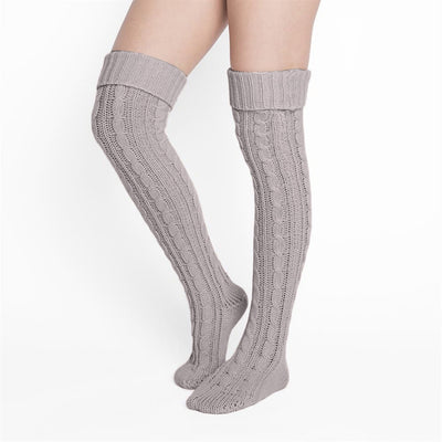 Calcetines Largos Hasta la Rodilla en Felpa - Image 17
