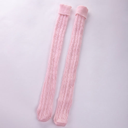 Calcetines Largos Hasta la Rodilla en Felpa - Image 18