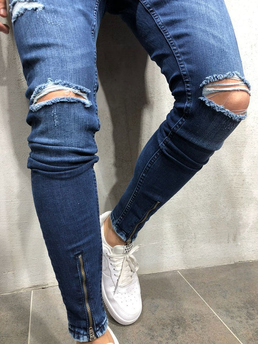 Pantalones Vaqueros Rotos para Hombre - Image 12