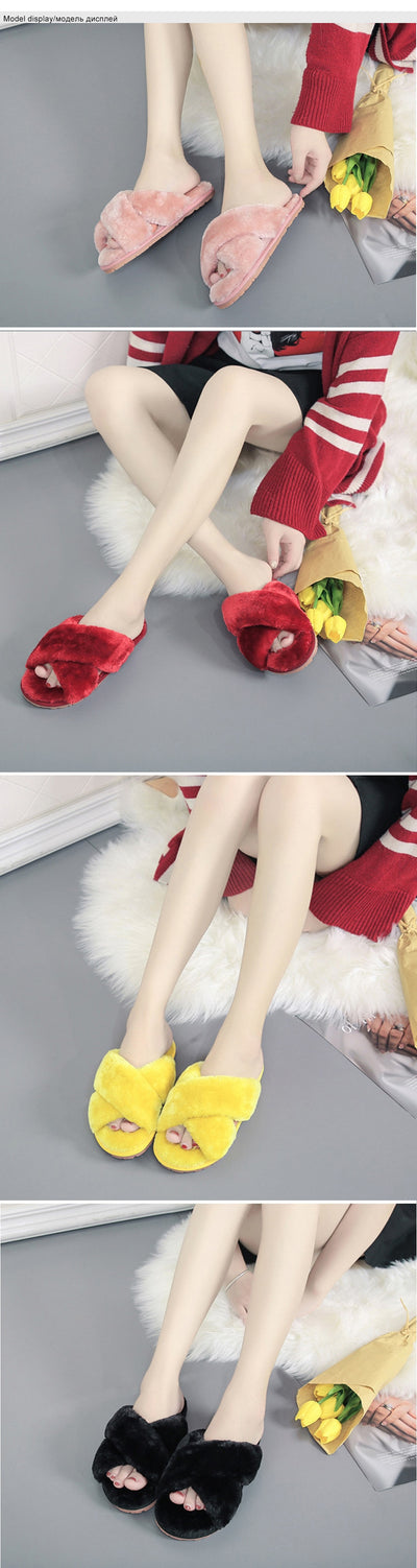 Pantuflas Abiertas de Piel Cruzadas - Image 11