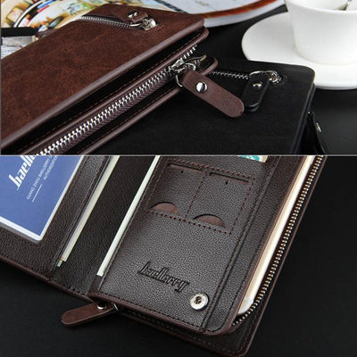 Cartera de Negocios Baellerry para Hombre - Organizador Ejecutivo Compacto - Image 8