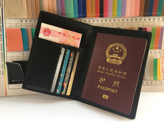 Cartera Pasaporte RFID Antimagnética en Cuero - Protección Total de Documentos - Image 8