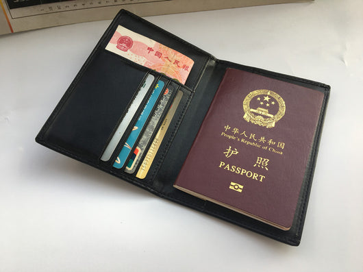 Cartera Pasaporte RFID Antimagnética en Cuero - Protección Total de Documentos - Image 9