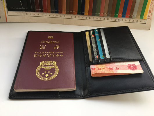 Cartera Pasaporte RFID Antimagnética en Cuero - Protección Total de Documentos - Image 10