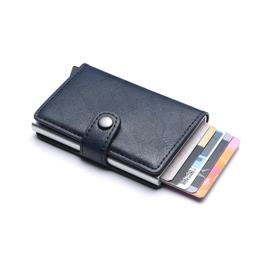 Billetera Vintage para Hombre con Protección RFID, Cuero y Aluminio - Image 41