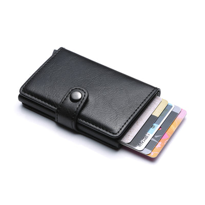 Billetera Vintage para Hombre con Protección RFID, Cuero y Aluminio - Image 43